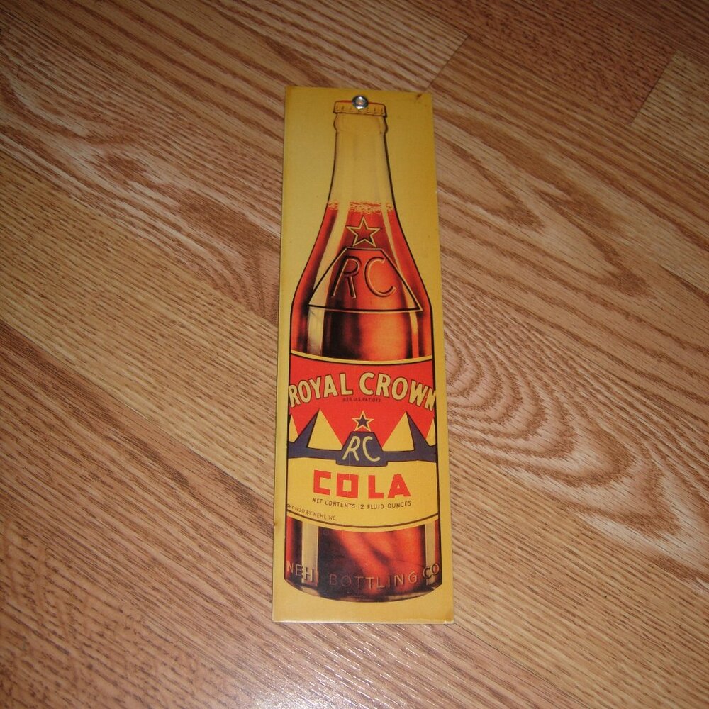 RC Royal Crown Cola Metal Sign 10"